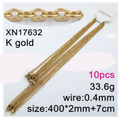 Stainless steel jewelry necklace chains 10pcs Wholesale