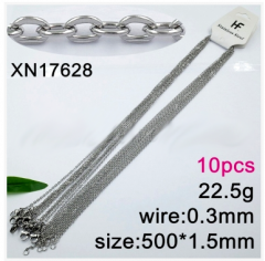 Stainless steel jewelry necklace chains 10pcs Wholesale