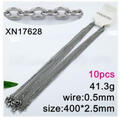 Stainless steel jewelry necklace chains 10pcs Wholesale