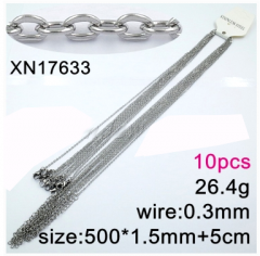 Stainless steel jewelry necklace chains 10pcs Wholesale