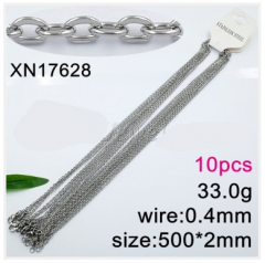 Stainless steel jewelry necklace chains 10pcs Wholesale