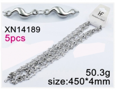 Stainless steel jewelry necklace chains 10pcs Wholesale