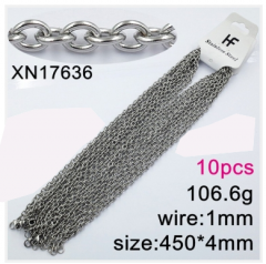 Stainless steel jewelry necklace chains 10pcs Wholesale