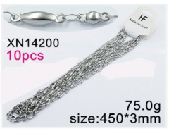 Stainless steel jewelry necklace chains 10pcs Wholesale