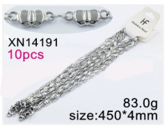 Stainless steel jewelry necklace chains 10pcs Wholesale