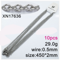 Stainless steel jewelry necklace chains 10pcs Wholesale