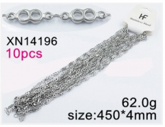 Stainless steel jewelry necklace chains 10pcs Wholesale