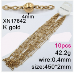 Stainless steel jewelry necklace chains 10pcs Wholesale