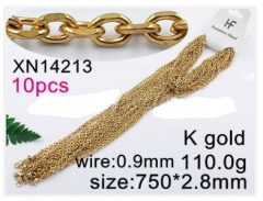 Stainless steel jewelry necklace chains 10pcs Wholesale