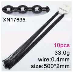 Stainless steel jewelry necklace chains 10pcs Wholesale