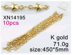 Stainless steel jewelry necklace chains 10pcs Wholesale