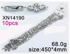 Stainless steel jewelry necklace chains 10pcs Wholesale
