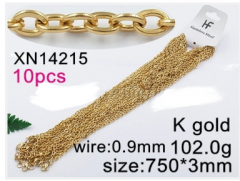 Stainless steel jewelry necklace chains 10pcs Wholesale