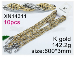 Stainless steel jewelry necklace chains 10pcs Wholesale