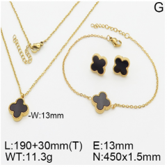 Stainless steel jewelry necklace earring bracelet set wholesale