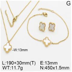 Stainless steel jewelry necklace earring bracelet set wholesale