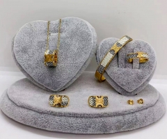 Stainless steel jewelry necklace earring bracelet ring Wholesale