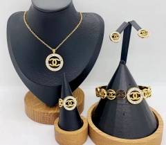 Stainless steel jewelry necklace earring Bracelet ring Wholesale