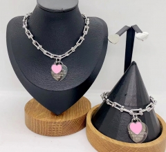 Stainless steel jewelry necklace earring Bracelet ring Wholesale