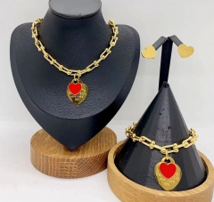 Stainless steel jewelry necklace earring Bracelet ring Wholesale