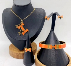 Stainless steel jewelry necklace earring Bracelet ring Wholesale