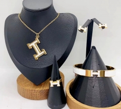 Stainless steel jewelry necklace earring Bracelet ring Wholesale