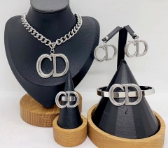 Stainless steel jewelry necklace earring Bracelet ring Wholesale