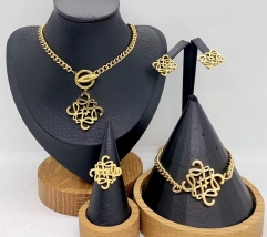 Stainless steel jewelry necklace earring Bracelet ring Wholesale