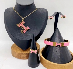 Stainless steel jewelry necklace earring Bracelet ring Wholesale