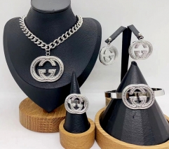 Stainless steel jewelry necklace earring Bracelet ring Wholesale