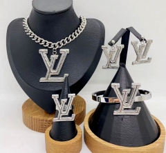 Stainless steel jewelry necklace earring Bracelet ring Wholesale