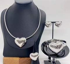 Stainless steel jewelry necklace earring Bracelet ring Wholesale