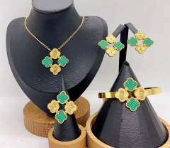 Stainless steel jewelry necklace earring Bracelet ring Wholesale