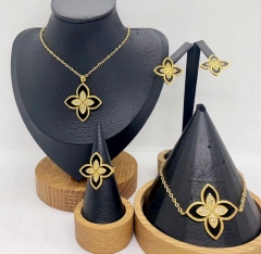 Stainless steel jewelry necklace earring Bracelet ring Wholesale