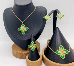 Stainless steel jewelry necklace earring Bracelet ring Wholesale