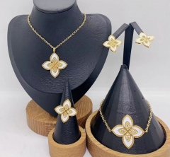 Stainless steel jewelry necklace earring Bracelet ring Wholesale