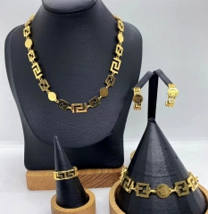 Stainless steel jewelry necklace earring bracelet ring Wholesale