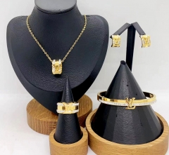 Stainless steel jewelry necklace earring bracelet ring Wholesale