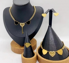 Stainless steel jewelry necklace earring bracelet ring Wholesale