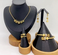 Stainless steel jewelry necklace earring bracelet ring Wholesale