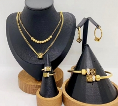 Stainless steel jewelry necklace earring bracelet ring Wholesale