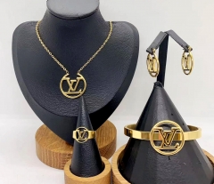 Stainless steel jewelry necklace earring bracelet ring Wholesale