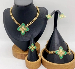 Stainless steel jewelry necklace earring bracelet ring Wholesale