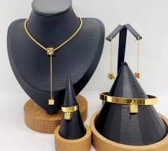 Stainless steel jewelry necklace earring bracelet ring Wholesale