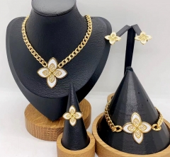 Stainless steel jewelry necklace earring bracelet ring Wholesale