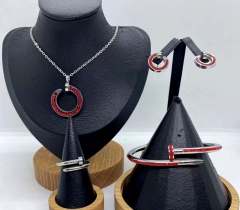 Stainless steel jewelry necklace earring bracelet ring Wholesale