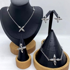 Stainless steel jewelry necklace earring bracelet ring Wholesale