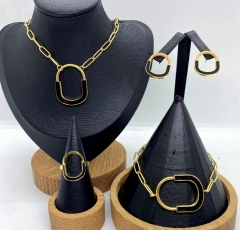 Stainless steel jewelry necklace earring bracelet ring Wholesale