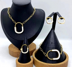 Stainless steel jewelry necklace earring bracelet ring Wholesale