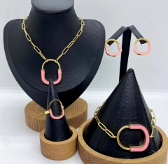 Stainless steel jewelry necklace earring bracelet ring Wholesale